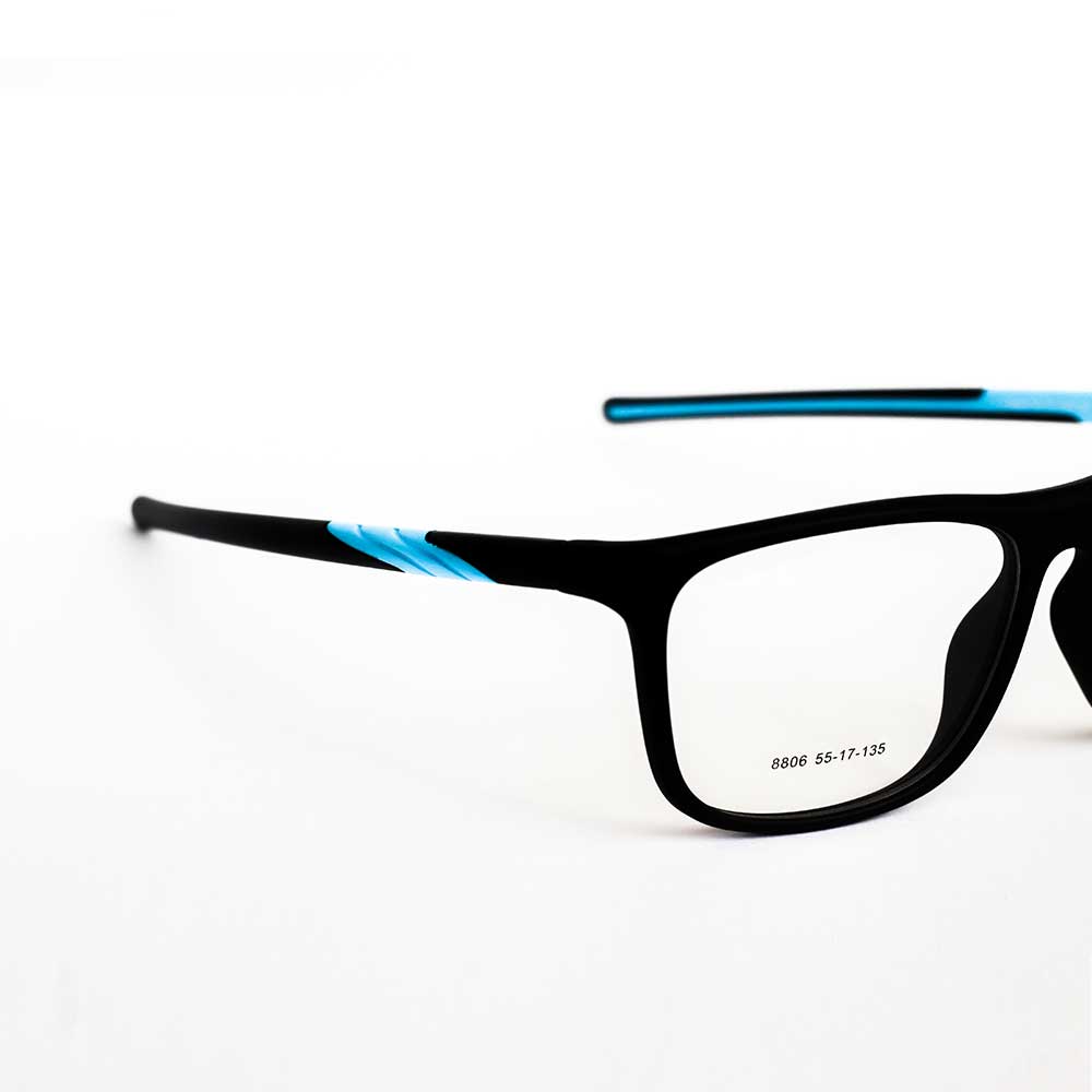 MR.AINAK - 8806 - MATT BLACK & SKY BLUE