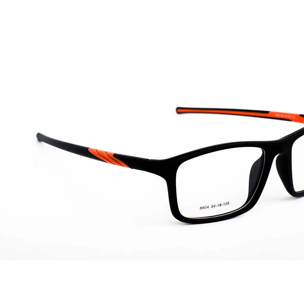 MR.AINAK - 8804 - MATT BLACK & ORANGE