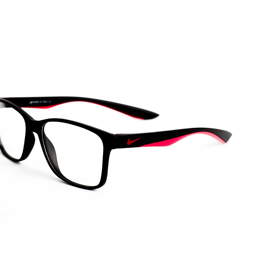 NIKE - 7113 - MATT BLACK & RED