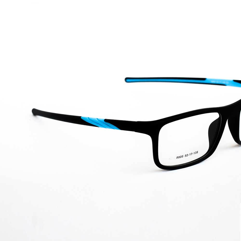 MR.AINAK - 8805 - MATT BLACK & SKY BLUE