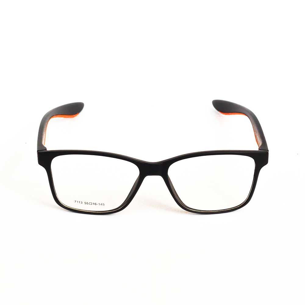 NIKE - 7113 - MATT BLACK & ORANGE
