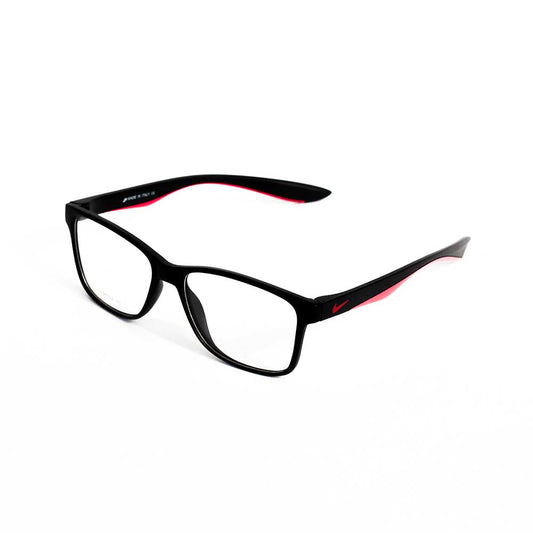 NIKE - 7113 - MATT BLACK & RED