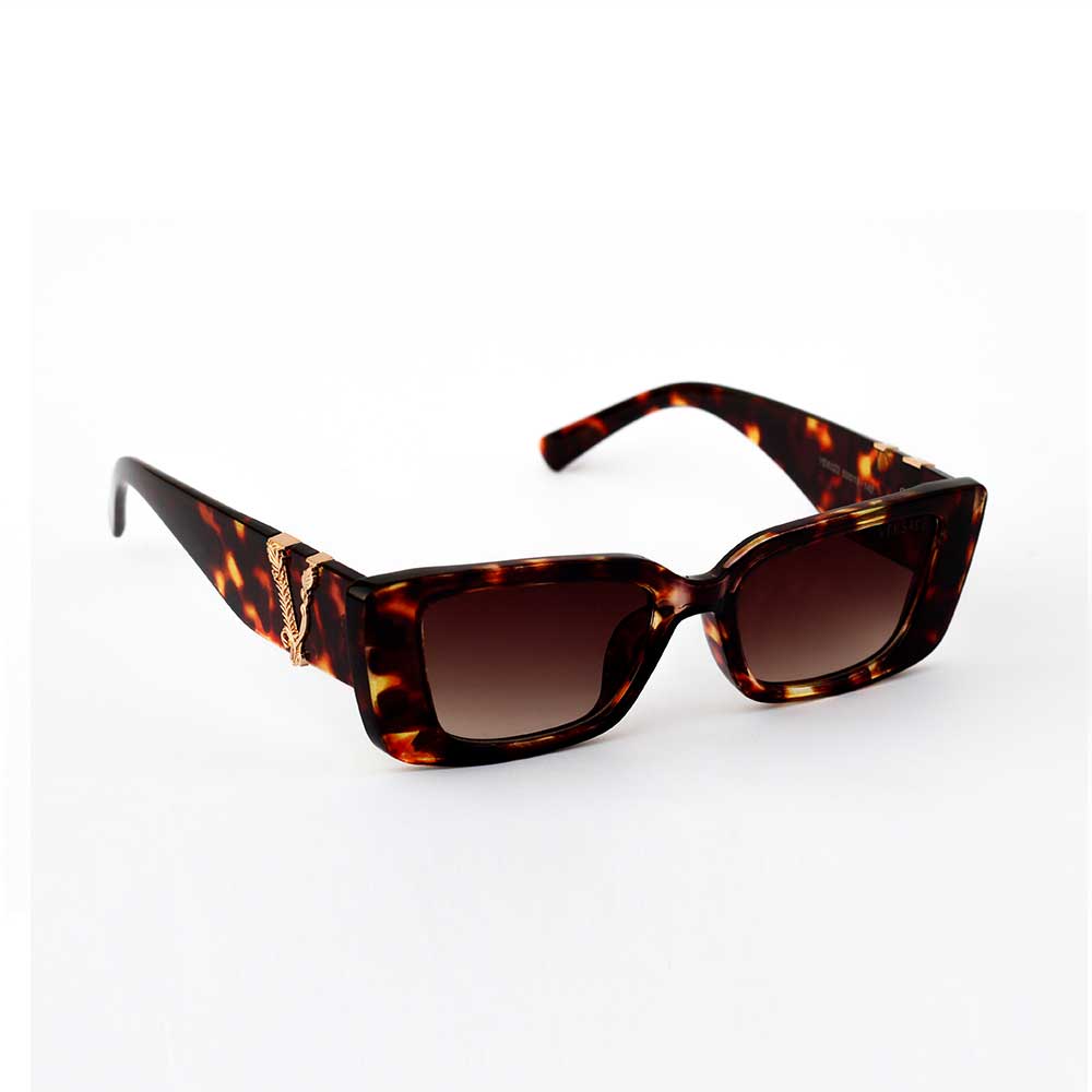 VERSACE - 8323 - BROWN+ CHEETA PRINT