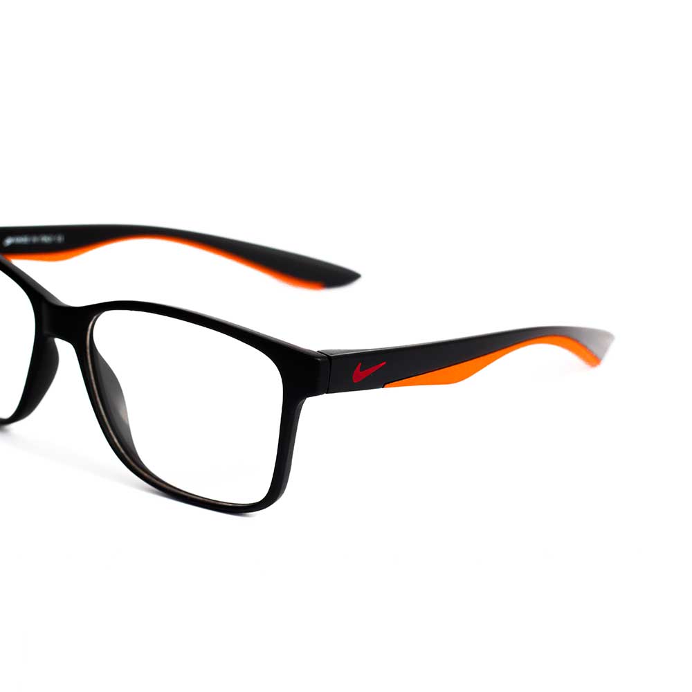 NIKE - 7113 - MATT BLACK & ORANGE